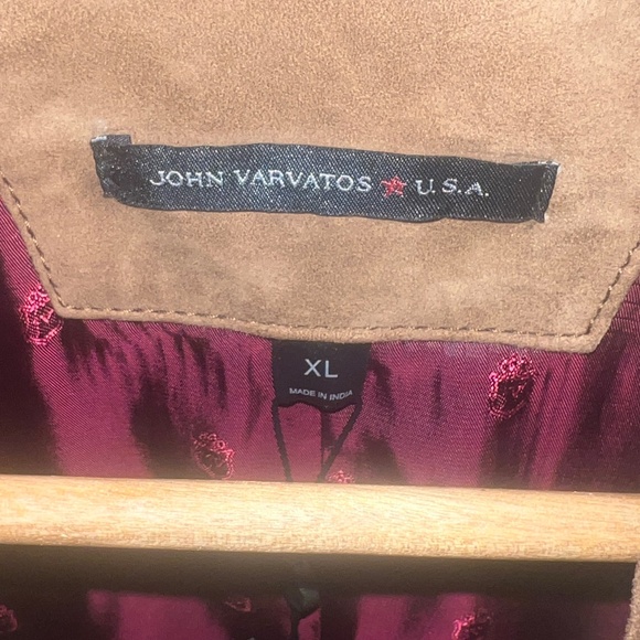 JOHN VARVATOS VINTAGE SUEDE JACKET - Picture 3 of 5